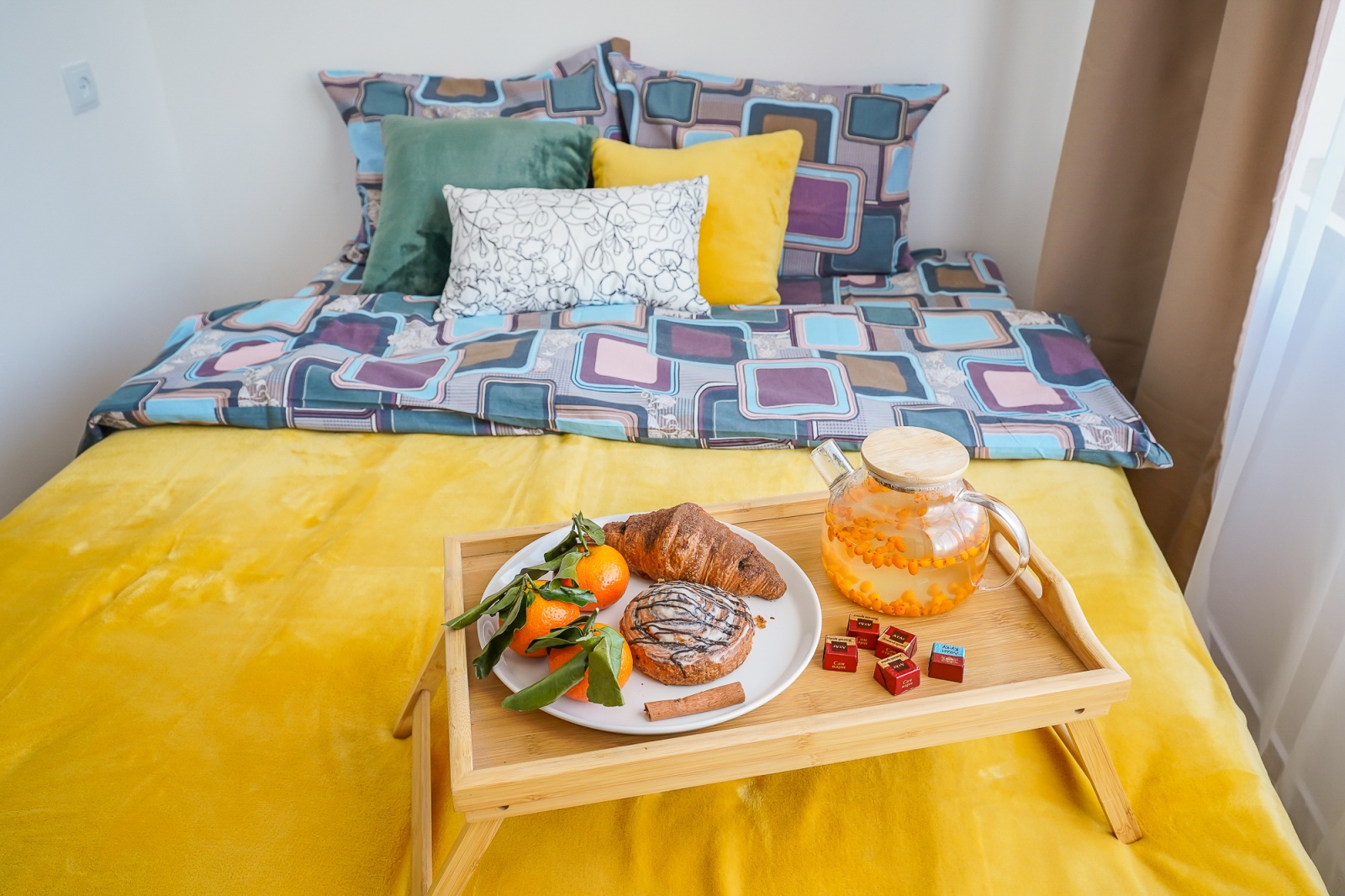 Уютная 1-комнатная квартира • 12 м² • До 2 гостей