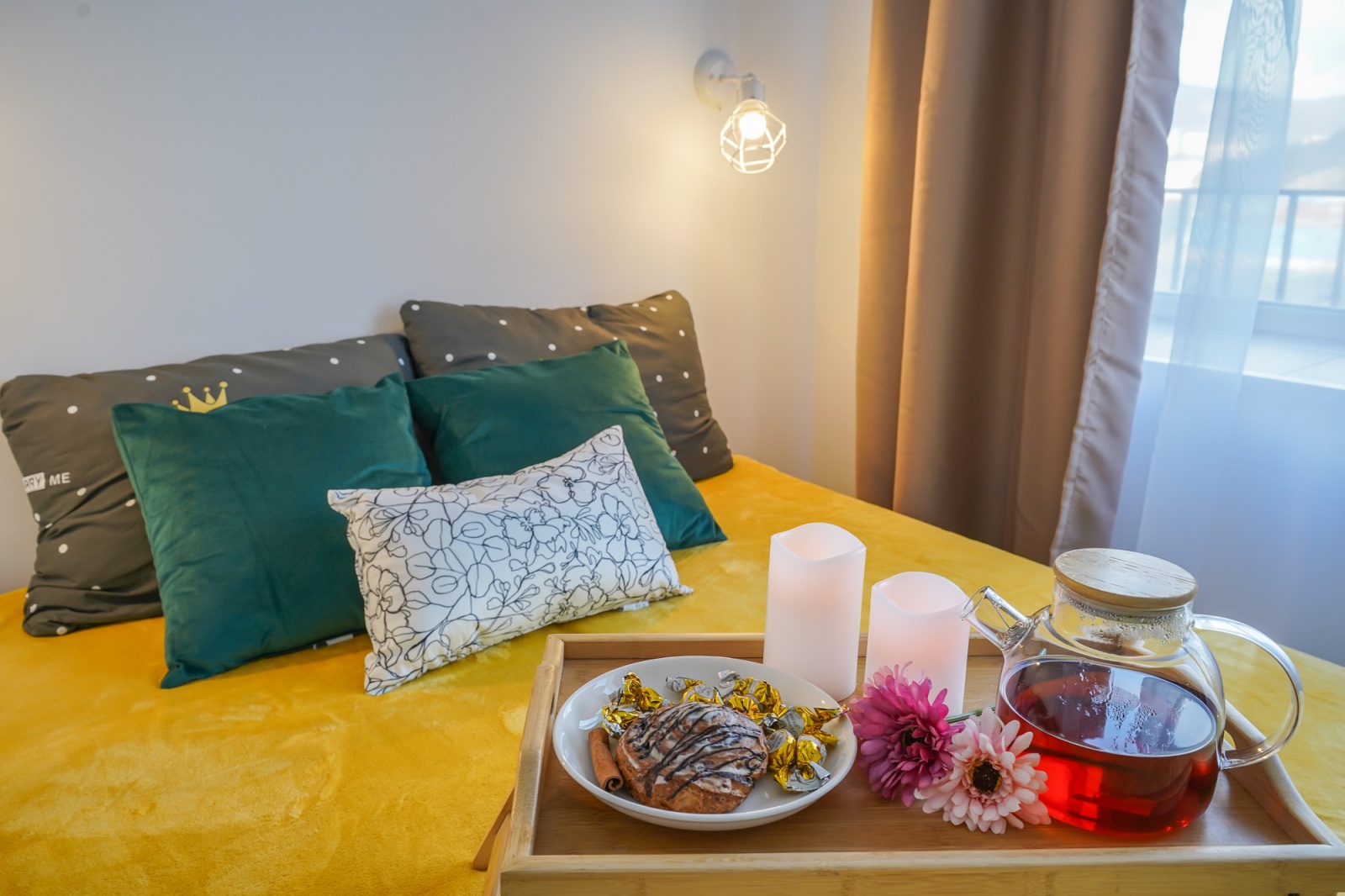 Стильная 1-комнатная студия • 12 м² • До 2 гостей