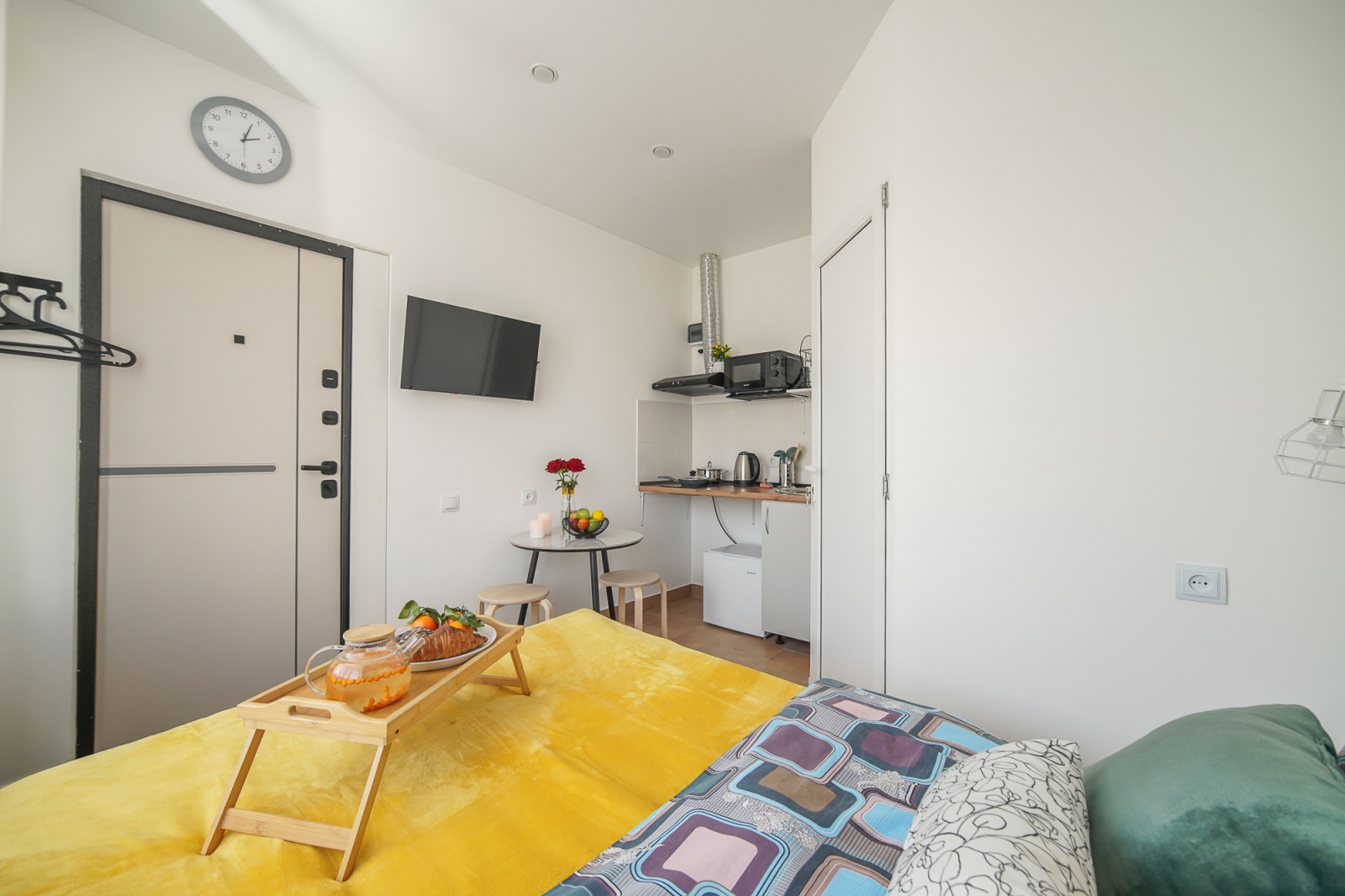 Уютная 1-комнатная квартира • 12 м² • До 2 гостей