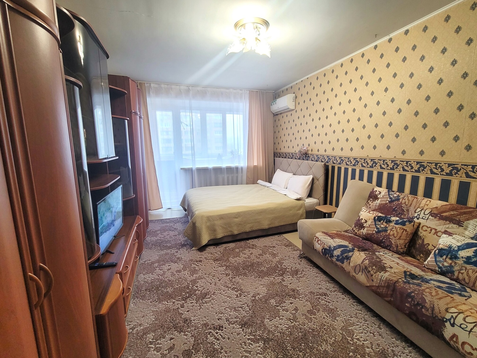 1комн. кв для 3 гостей рядом с Нагорным парком