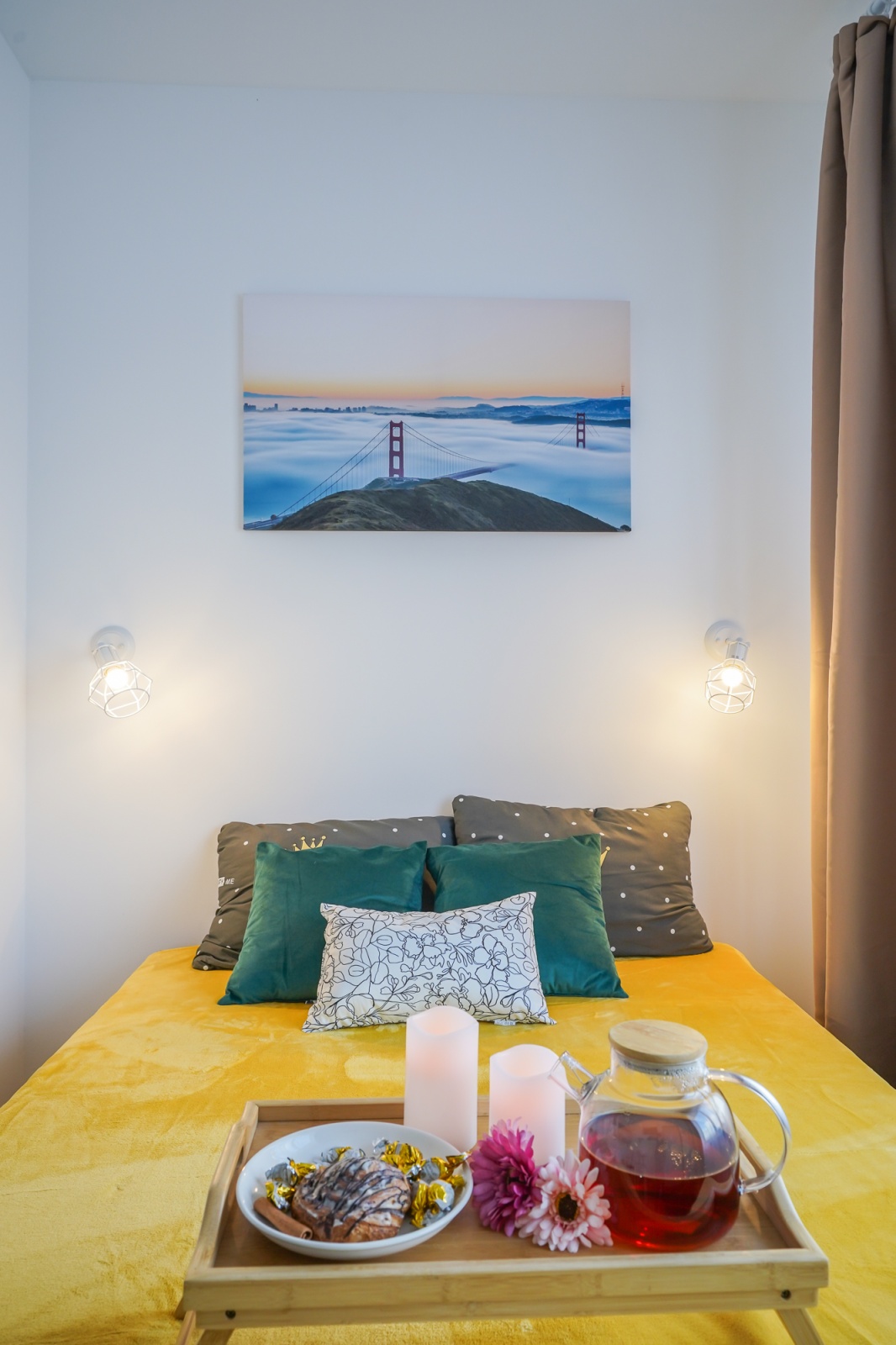 Стильная 1-комнатная студия • 12 м² • До 2 гостей