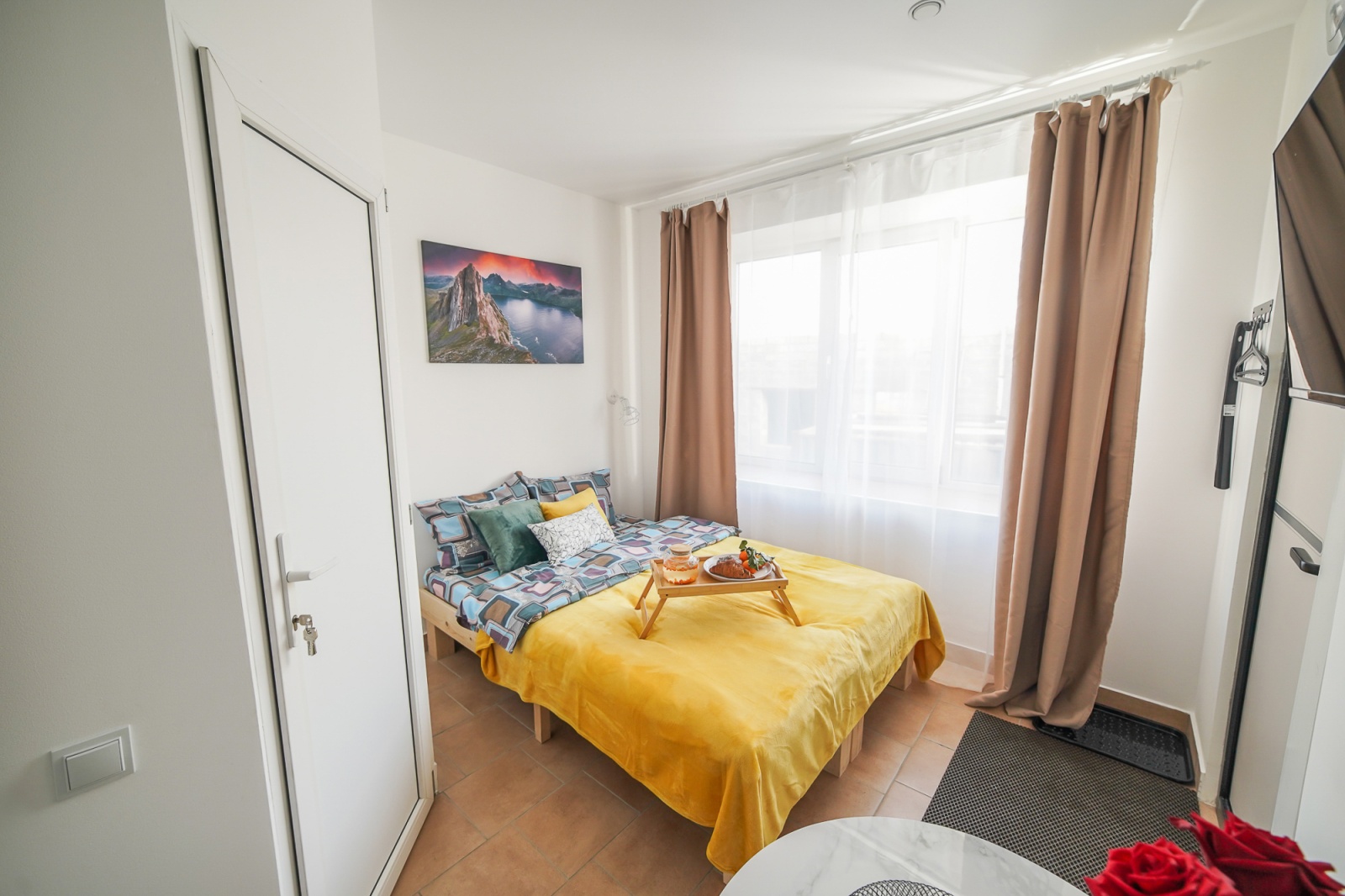 Уютная 1-комнатная квартира • 12 м² • До 2 гостей