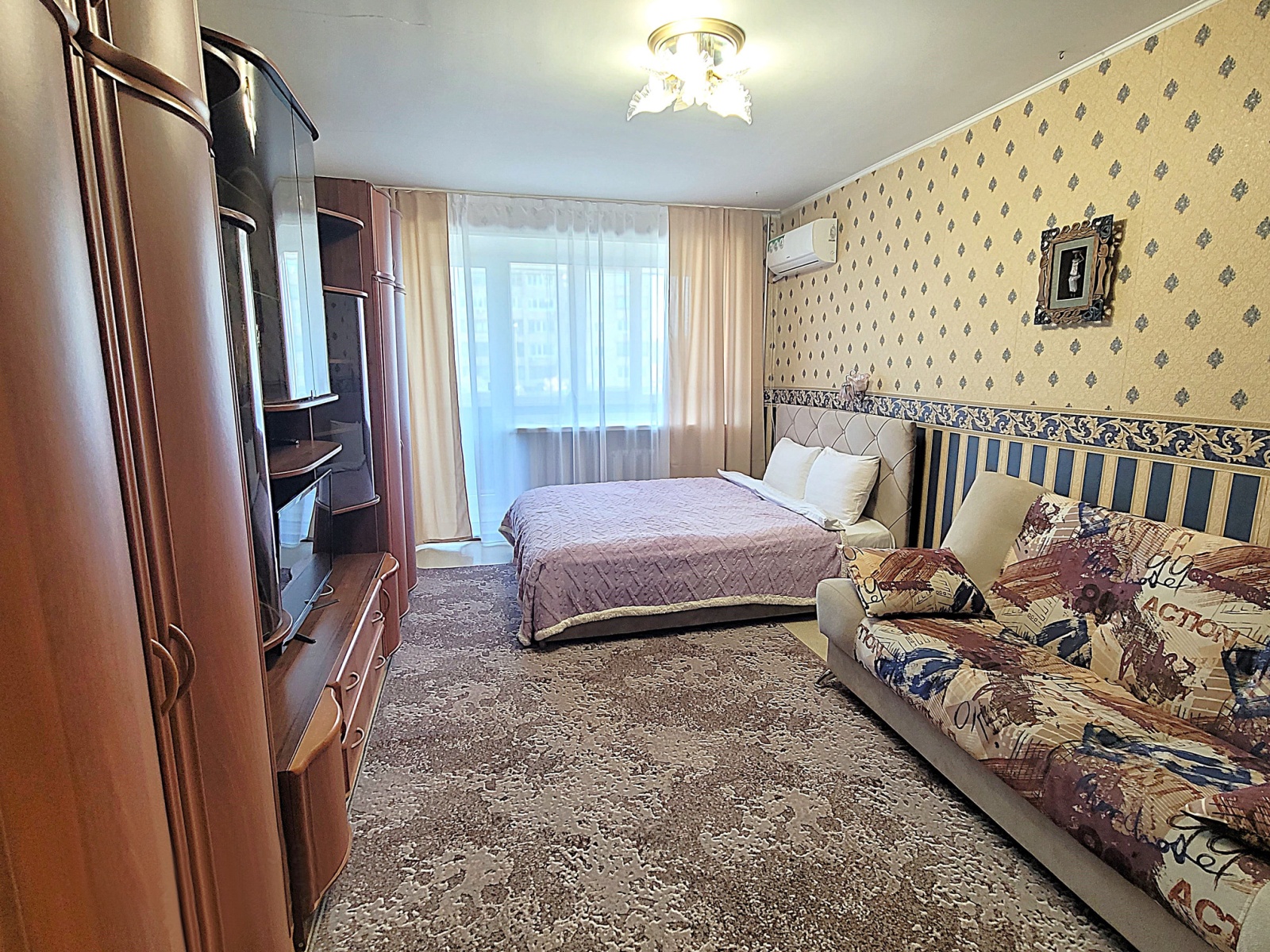 1комн. кв для 3 гостей рядом с Нагорным парком