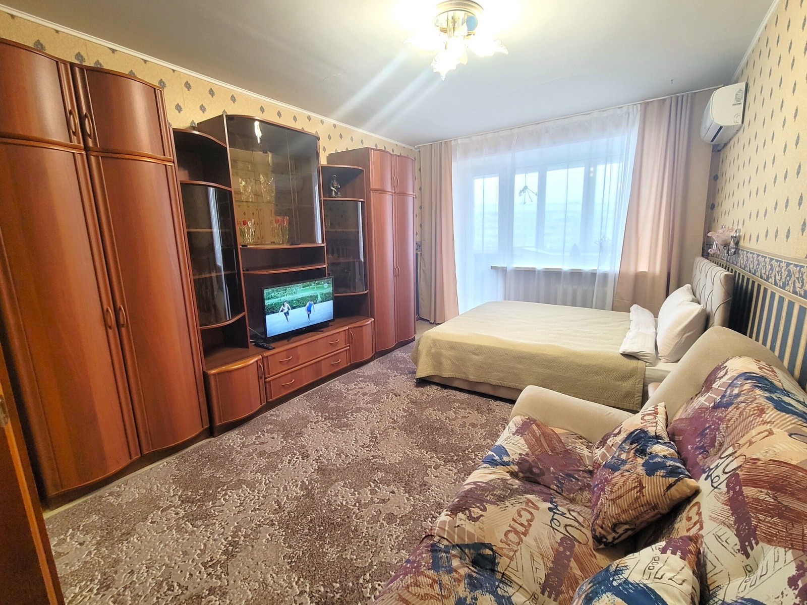 1комн. кв для 3 гостей рядом с Нагорным парком