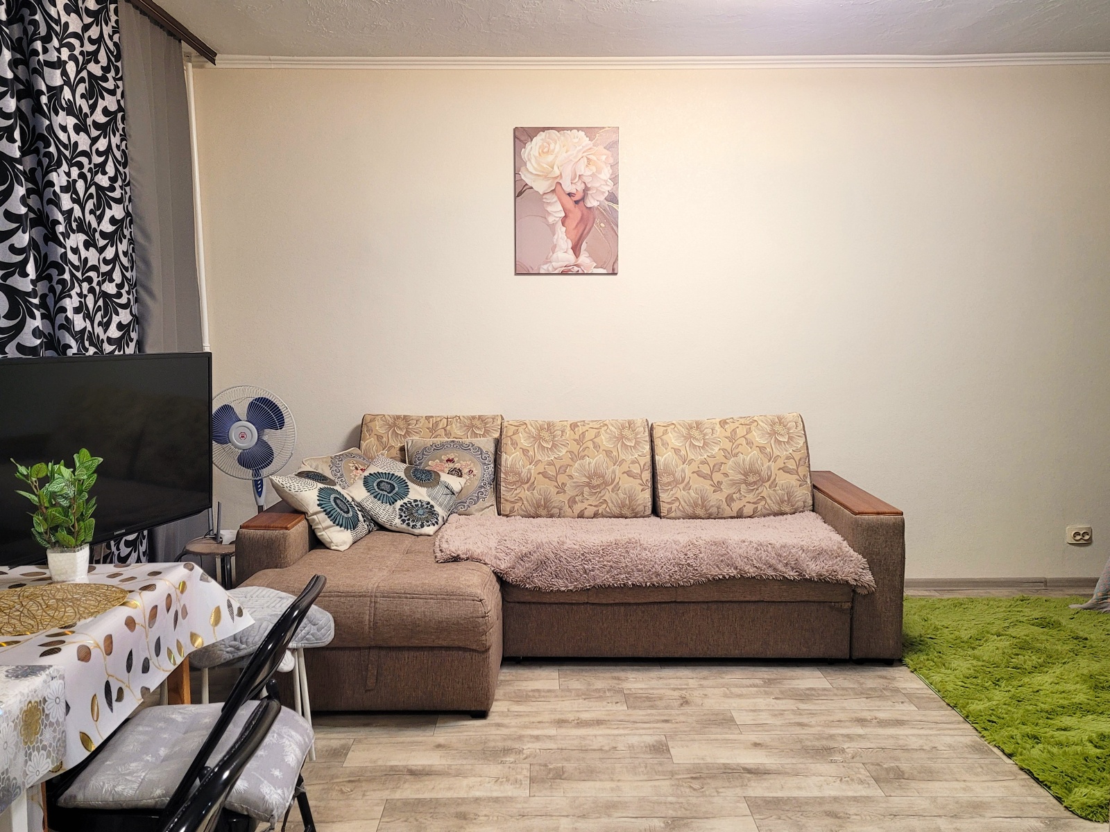 Студия Home Time Apart для 3 гостей у Луговой площади